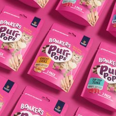 Textura crujiente de Bonkers Purrpops lista para jugar