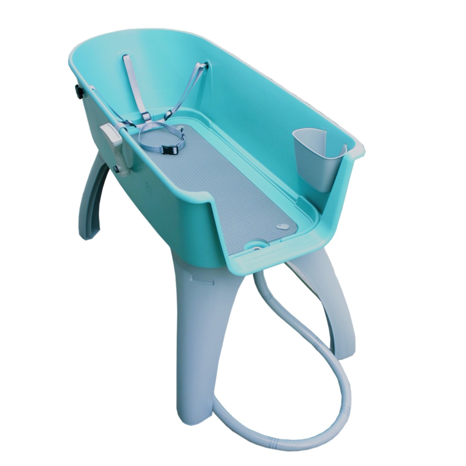 Booster Bath con acceso en U para mascotas grandes.