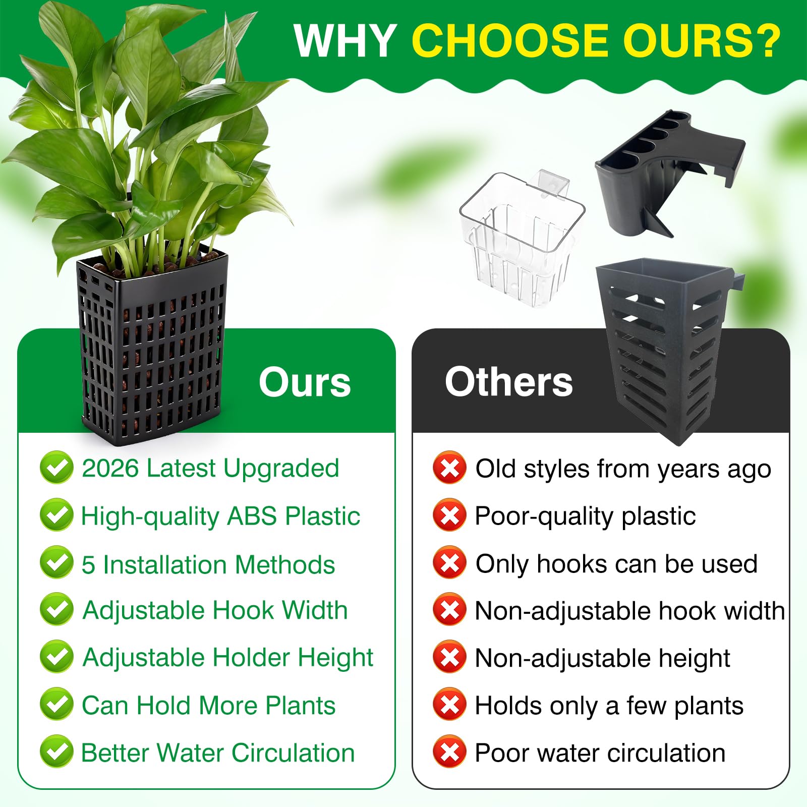 Borlech ajuste-altura-0-10-cm ofrece flexibilidad para plantas