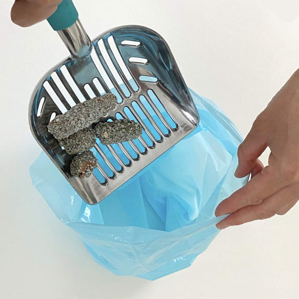 BOS bolsas duraderas para residuos de gatos, resistentes y fáciles de manejar.