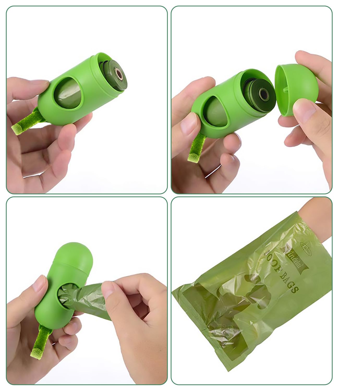 Bolsas Botewo de 9x13 pulgadas, espacio adecuado para residuos.