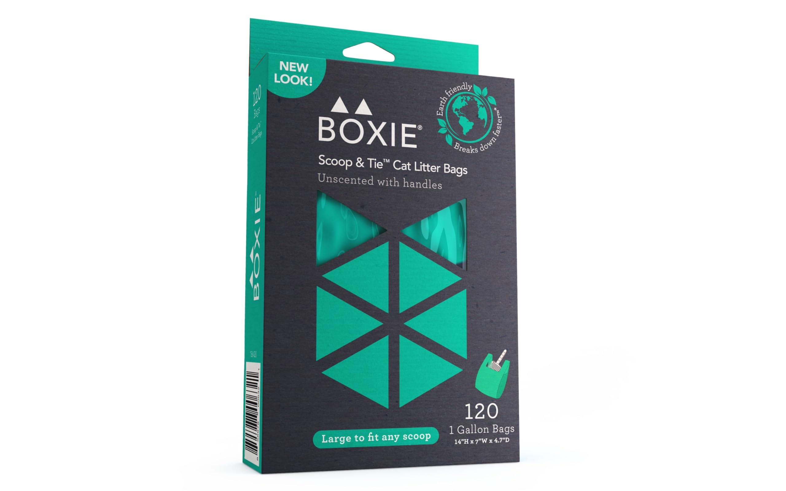 Boxiecat bolsas resistentes para arena de gato que sellan olores.