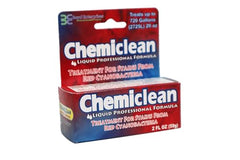 Boyd Chemi-Clean, etiqueta frontal para identificar producto y seguridad.