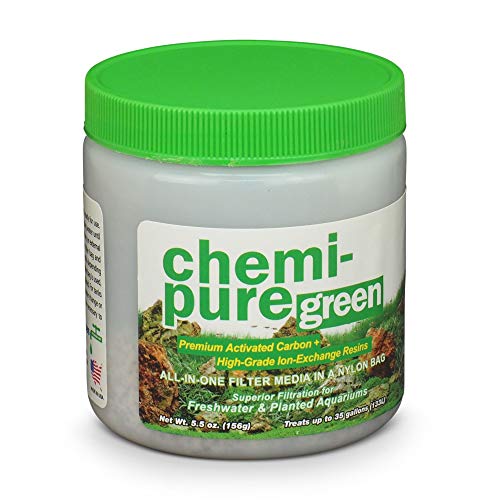 Boyd Chemi Pure Green filtración para acuarios plantados con crecimiento saludable.