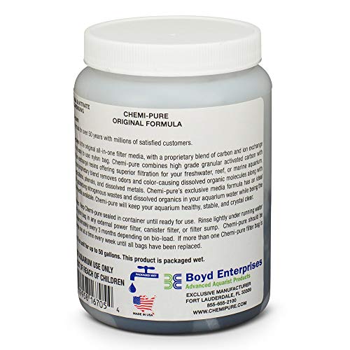 Boyd Enterprises Chemi-pure estabiliza el pH del acuario