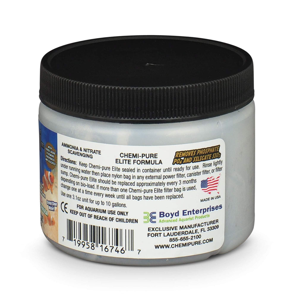 Boyd Enterprises Chemi-Pure Mini Elite, media filtrante en bolsa para filtración eficiente.