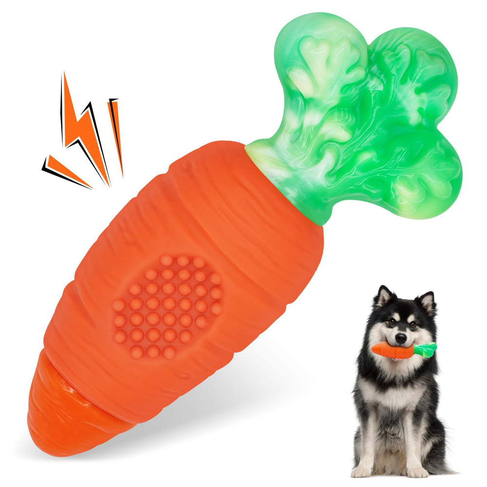 BoYoYo: juguete duro para perros agresivos con sonido, ideal para masticar y entretener.