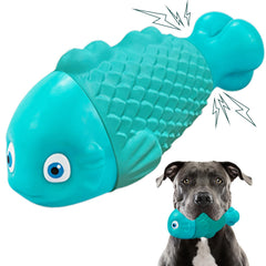 BoYoYo juguete masticable con diseño pez para perros activos