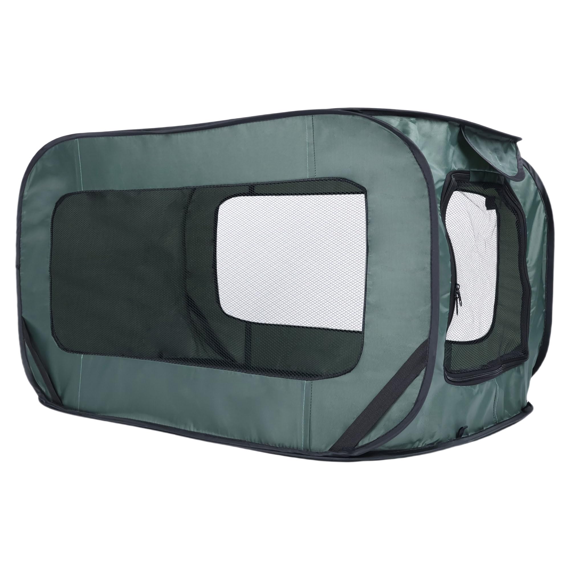 BOYUZHE jaula plegable para perros de 36 pulgadas, ideal para viajar y almacenar.
