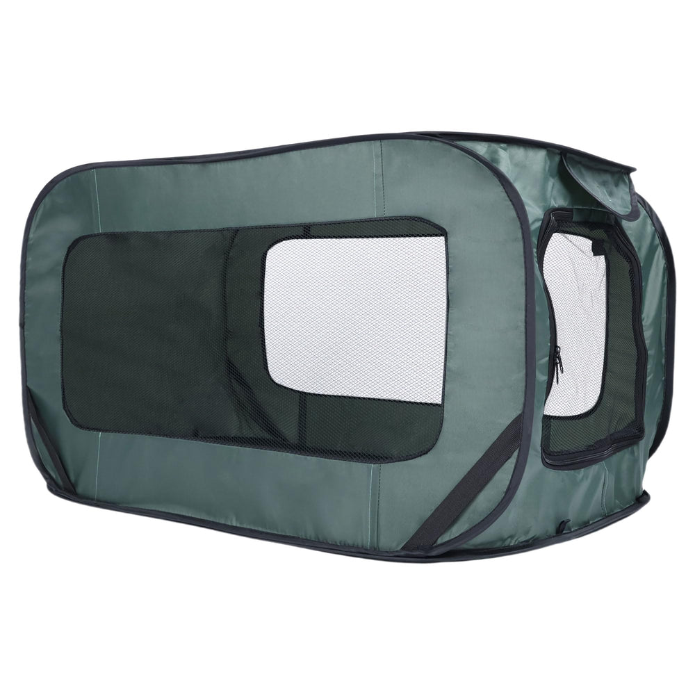 BOYUZHE jaula plegable para perros de 36 pulgadas, ideal para viajar y almacenar.