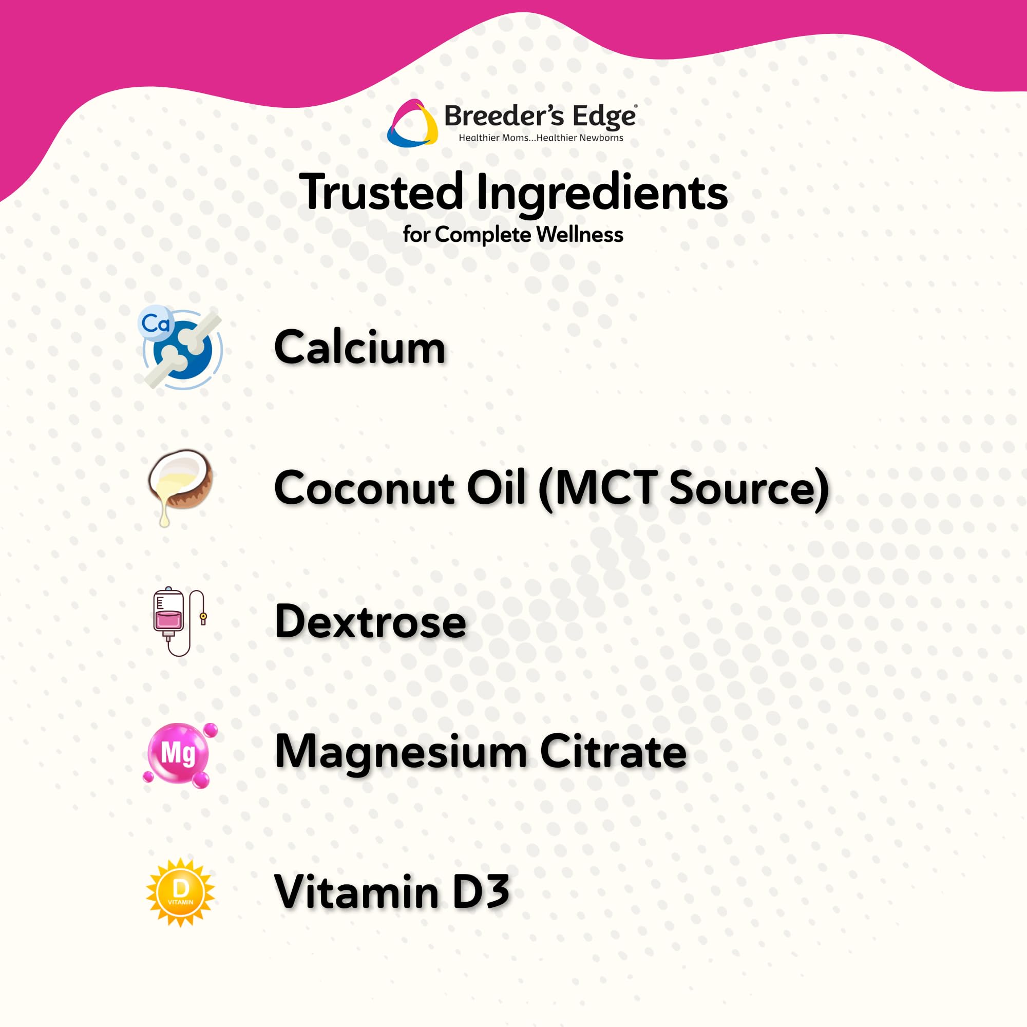 Dosificación fácil con Breeder's Edge Gel para la etapa de parto