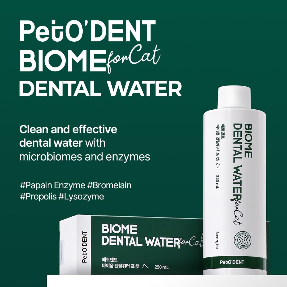 Breezytail PetO’Dent: sabor catnip y silvervine atrae al gato al cuidado dental.