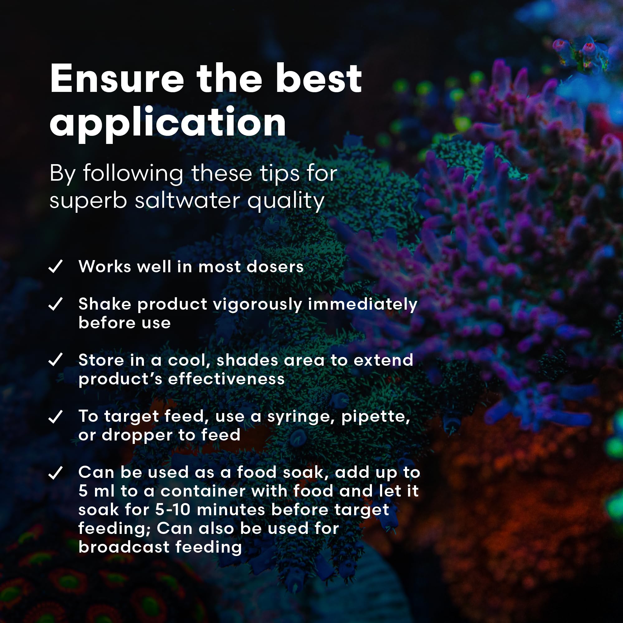 Alimento polivalente Coral Inertia NRG+ utilizado como nutrición completa para el acuario.