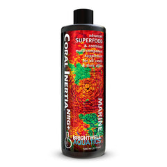Brightwell Aquatics Coral Inertia NRG+ en botella de 500 ml para dosificar el alimento
