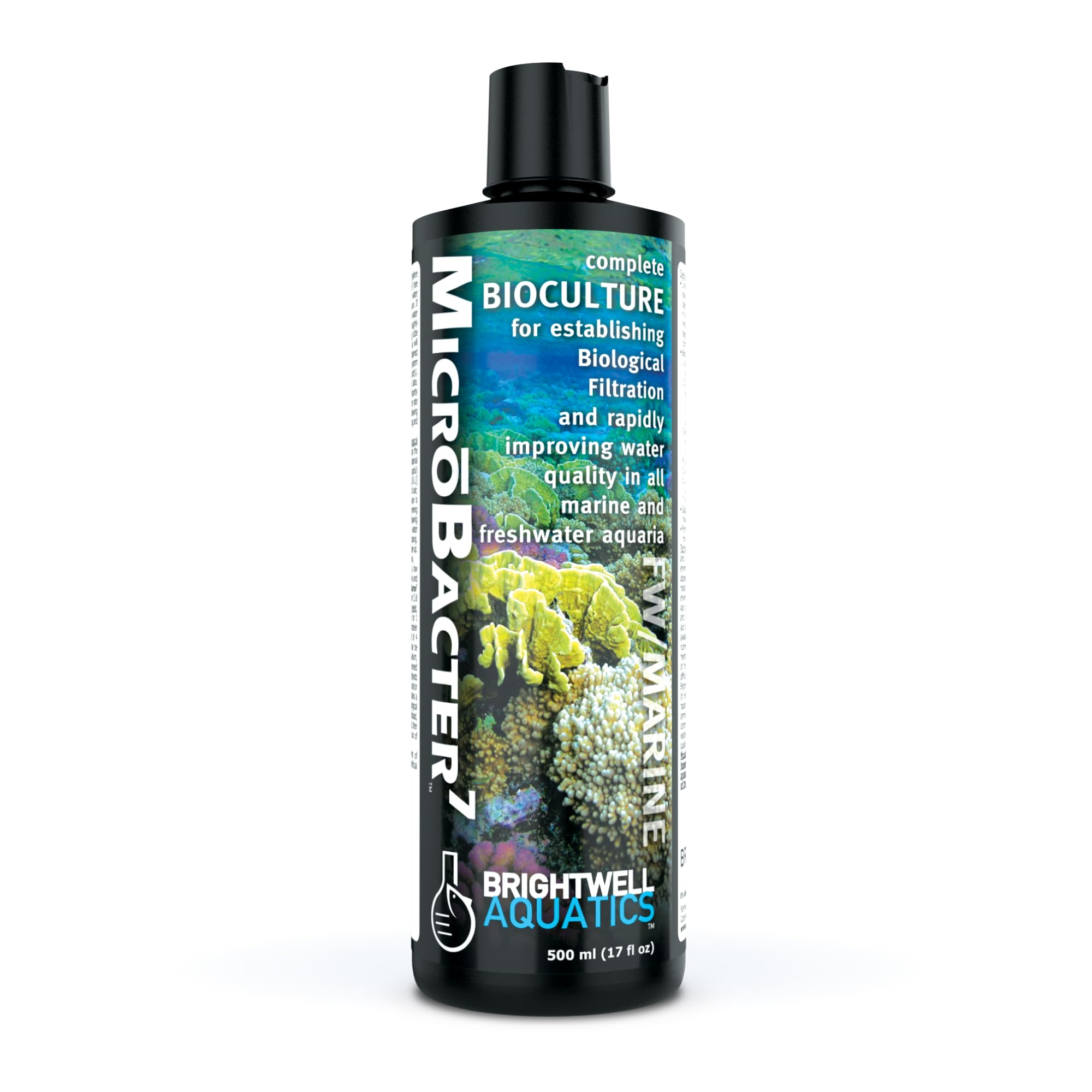Brightwell Aquatics MicroBacter7: envase de biocultura para activar la filtración biológica