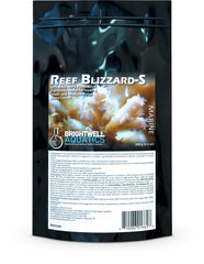 Reef Blizzard-S polvo planktónico desecado de Brightwell Aquatics para alimentar corales pequeños y medianos.