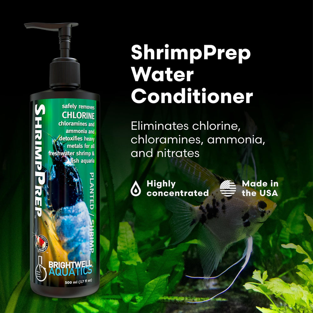 Brightwell Aquatics Shrimp Prep detoxifica metales pesados como cobre.