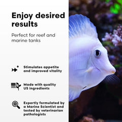 Brightwell GarlicPower: alimento remojado con ajo para peces marinos variados.