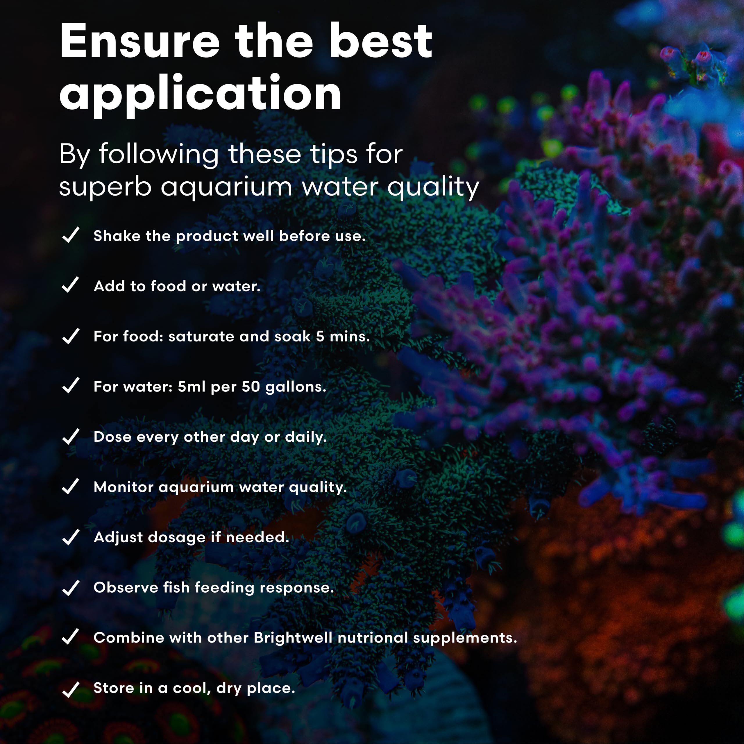Brightwell Aquatics GarlicPower: mejora la coloración de los peces marinos