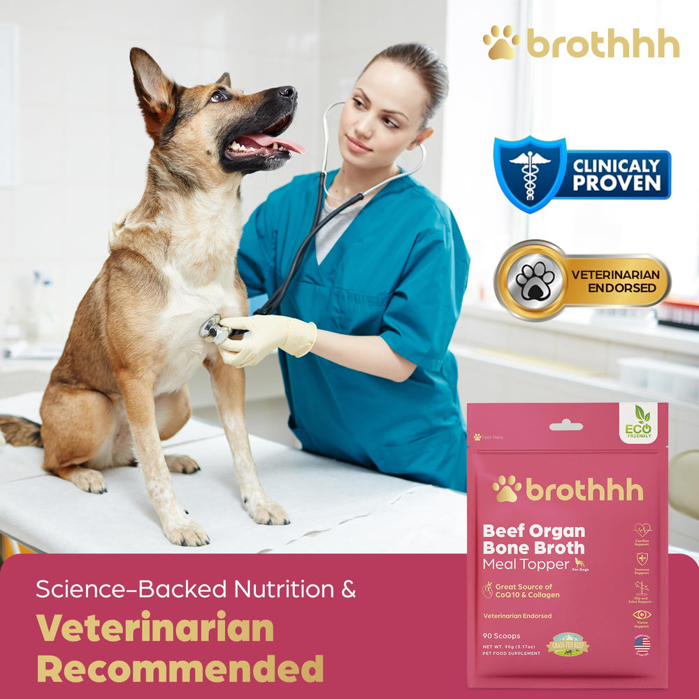 Brothhh aderezo aprobado por veterinarios para tranquilidad.