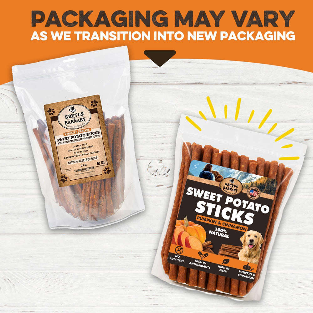 Palitos de calabaza con canela BRUTUS & BARNABY, sabor atractivo para perros