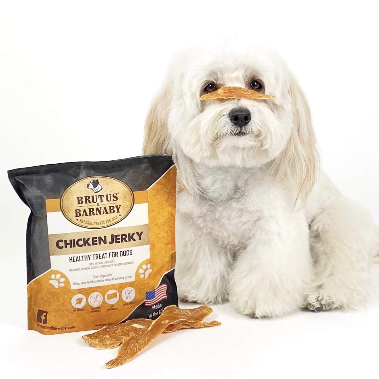Brutus & Barnaby filete de pechuga entero, sabor natural para premiar