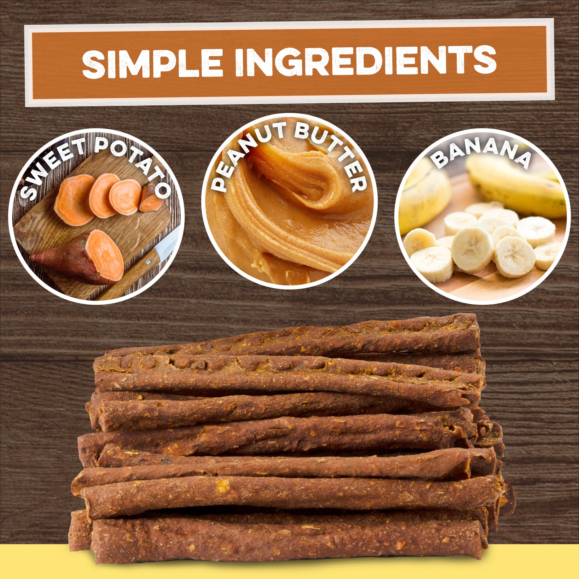 Palitos Brutus & Barnaby patata dulce, fibra natural para la digestión