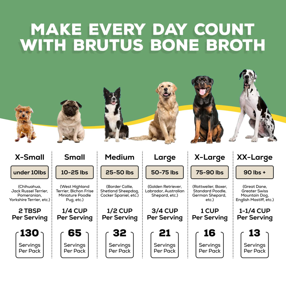 Brutus Broth sabor vegetal para comida diaria sin olor fuerte