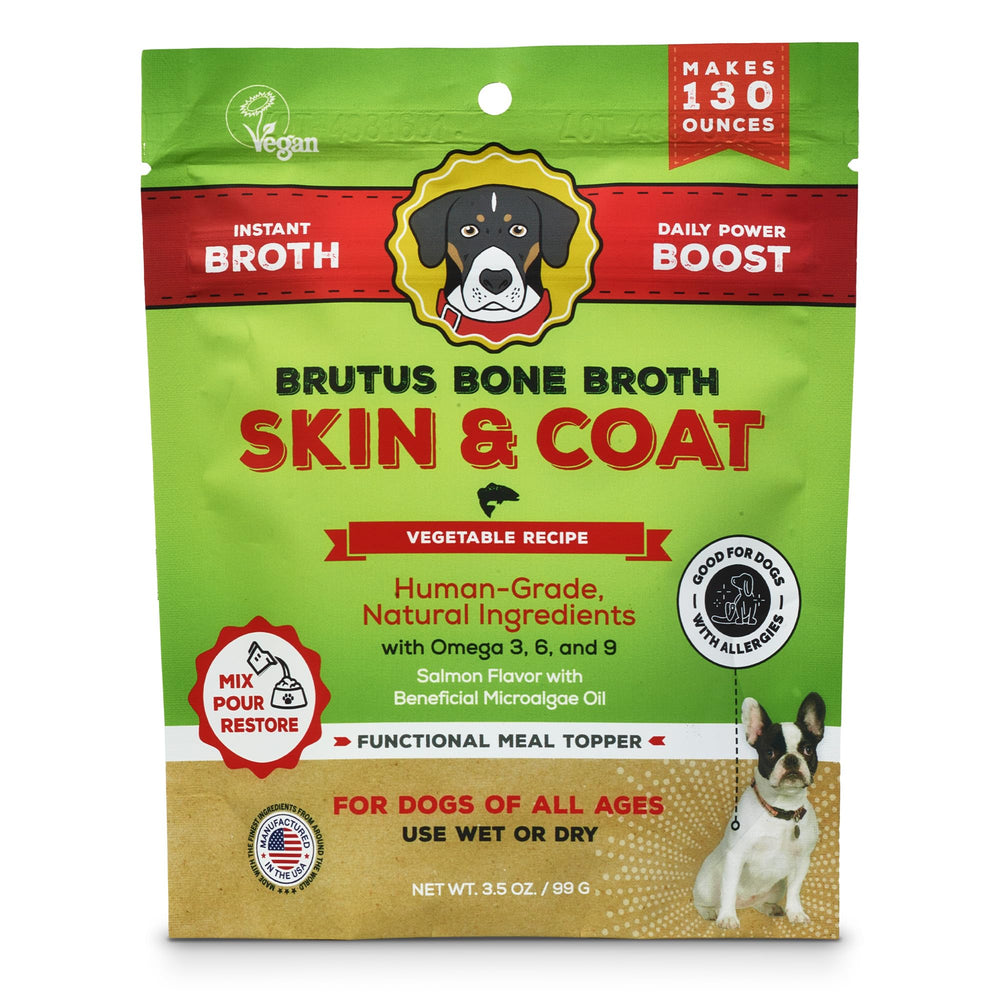 Brutus Broth Topper para perros, caldo instantáneo que facilita la aceptación de la comida