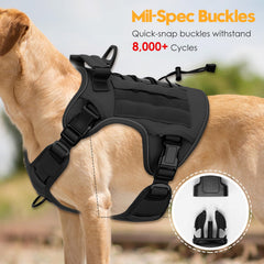 Bruvoalon arnés táctico pesado, paneles MOLLE visibles para accesorios