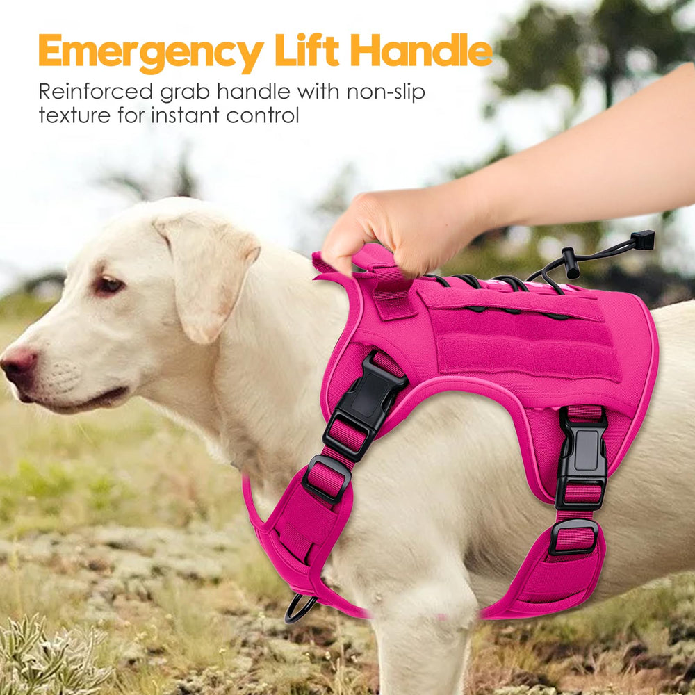 Bruvoalon arnés rosa, ideal para entrenamiento y paseos diarios.