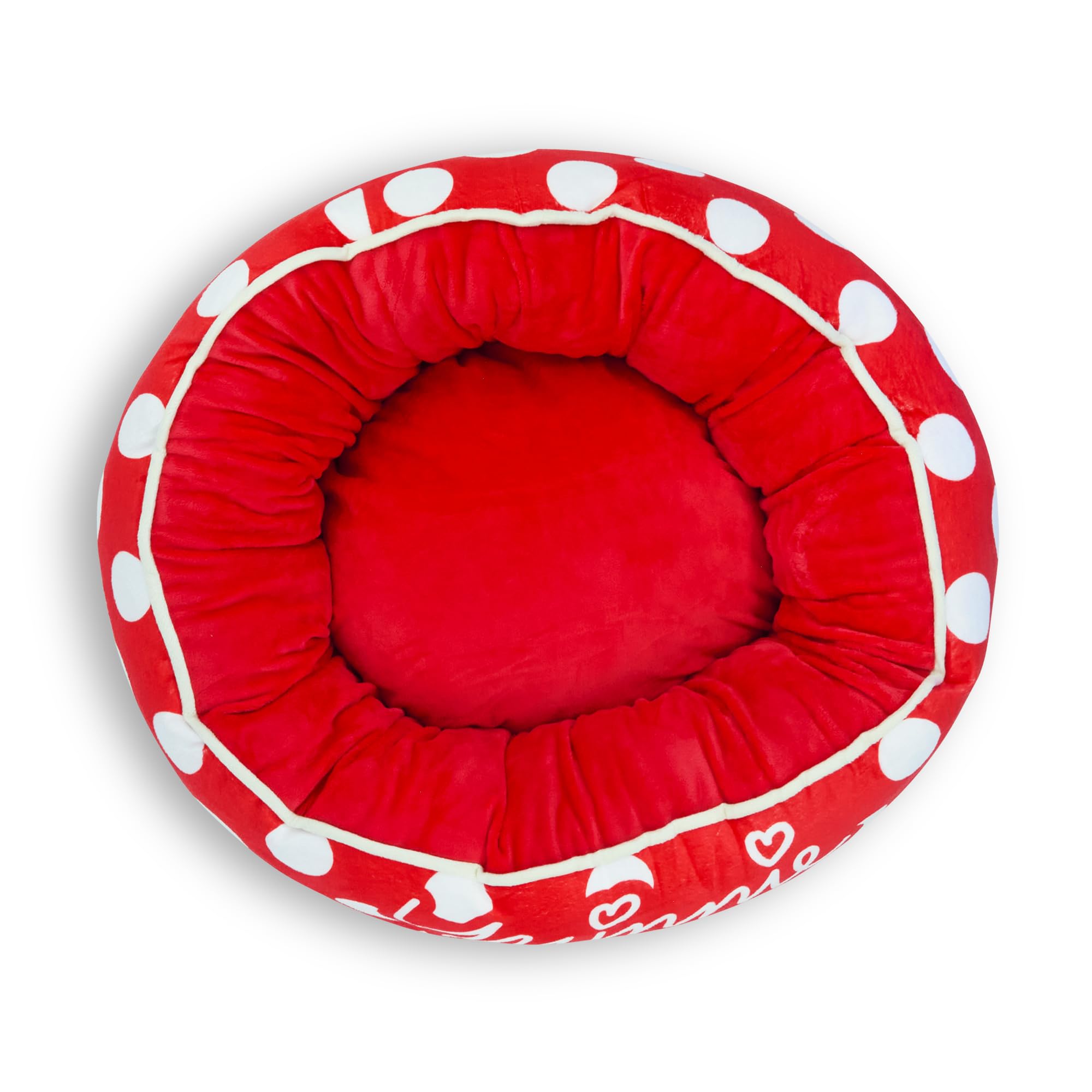 Dimensiones de la cama Buckle-Down Minnie Donut, tamaño ideal.