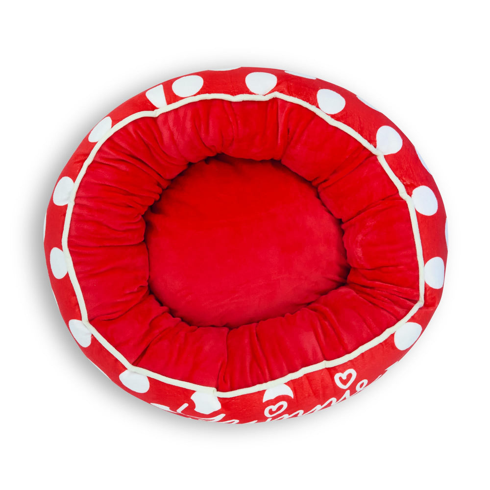 Dimensiones de la cama Buckle-Down Minnie Donut, tamaño ideal.
