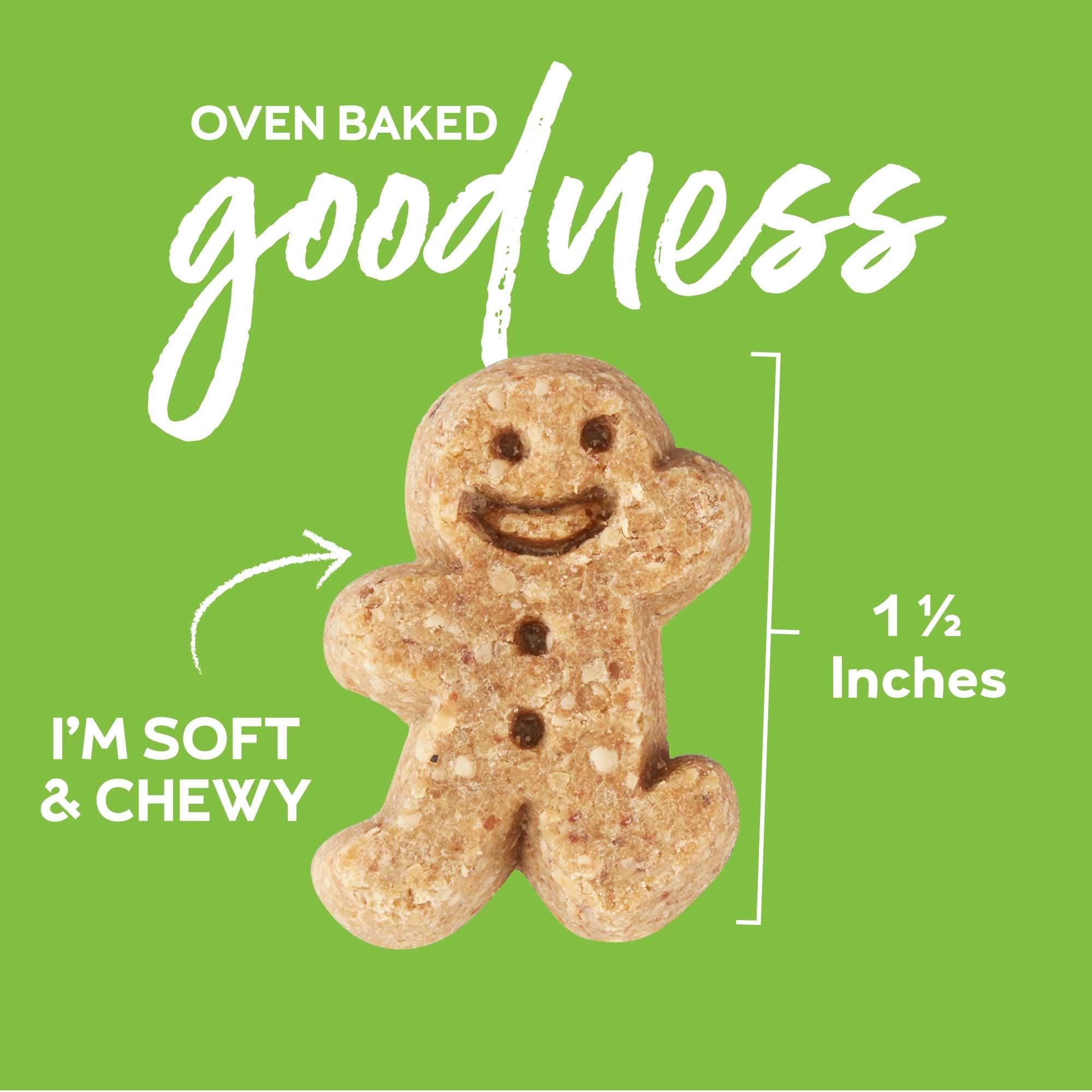 Buddy Biscuits ingredientes simples: sin colorantes artificiales, para perros sensibles.