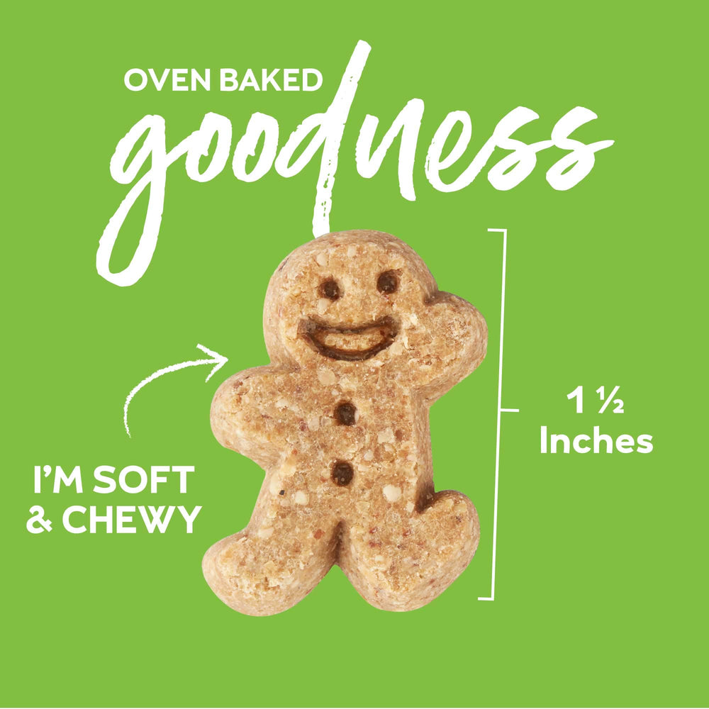 Buddy Biscuits ingredientes simples: sin colorantes artificiales, para perros sensibles.