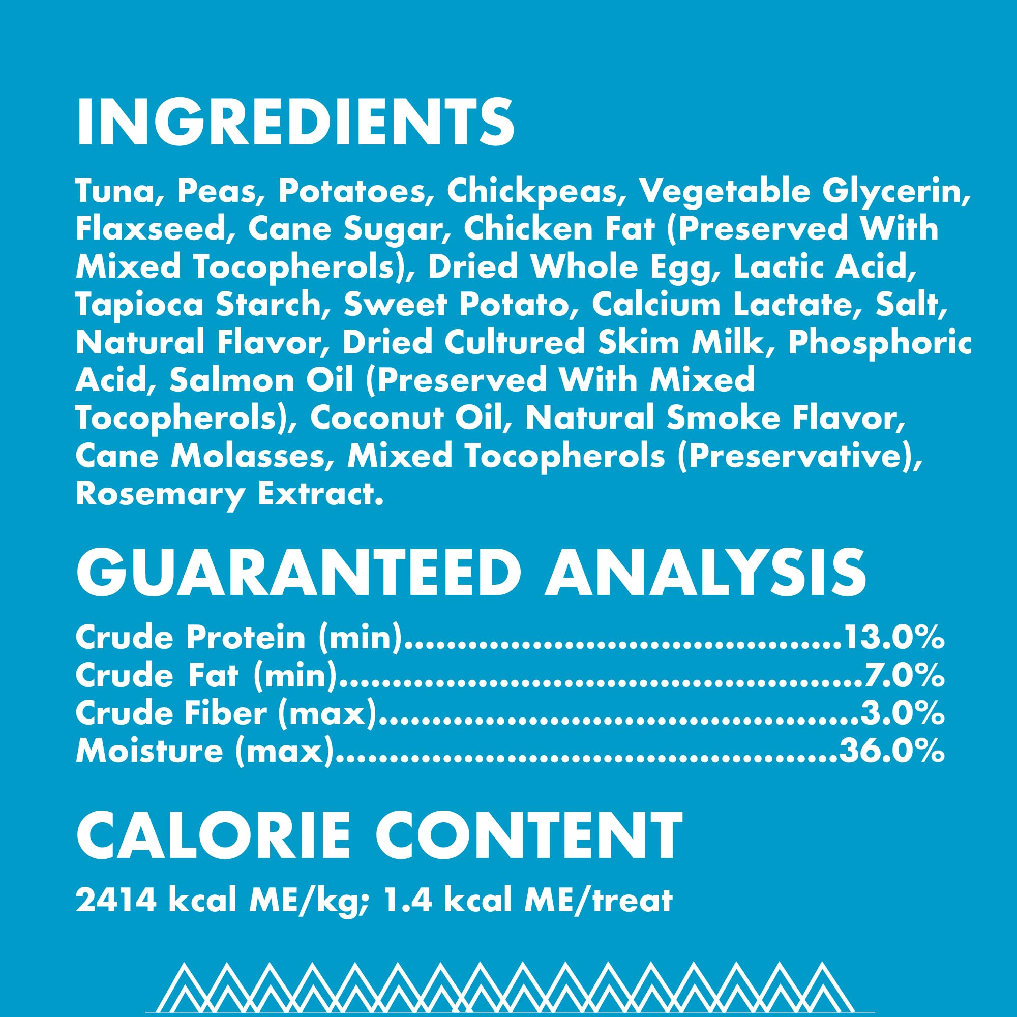Ingredientes simples en Softies para gatos, con atún natural.