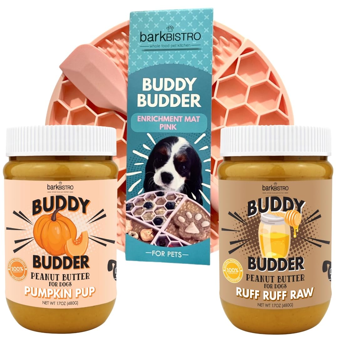 BUDDY BUDDER alfombra-enriquecimiento para perros, estimula juego y olfato.