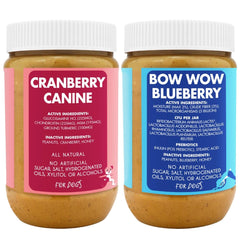 Cranberry Canine de Buddy Budder, glucosamina y condroitina para cadera y articulaciones.