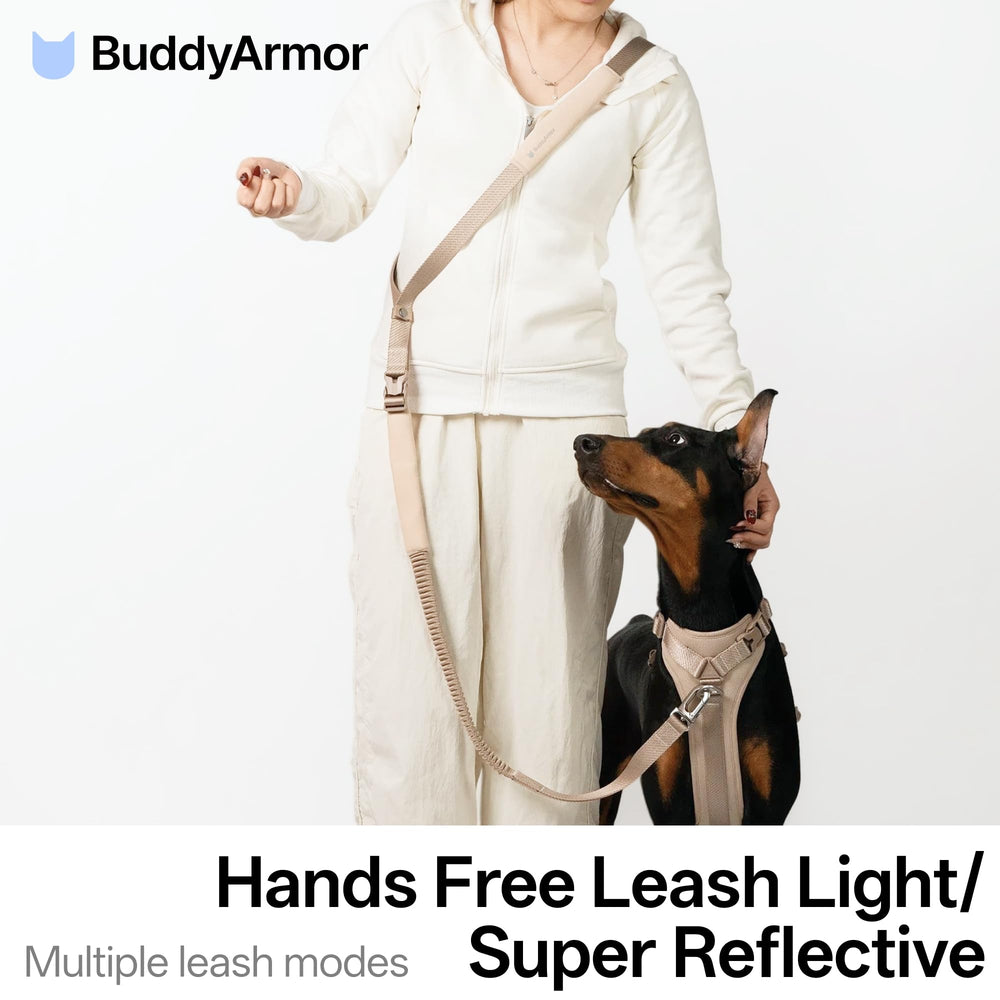 BuddyArmor correa con diseño de tres mangos ergonómicos para distintos agarres.