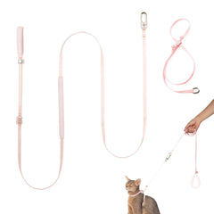 Arnés antiescape BuddyArmor para gatos, paseo seguro al exterior.