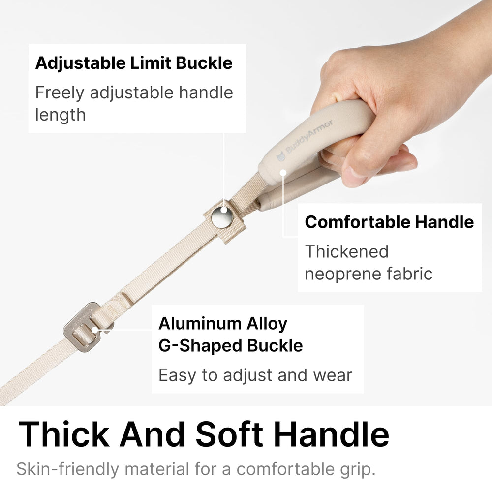 Correa ajustable BuddyArmor, libertad controlada durante exploraciones.