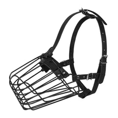 Rejilla de ventilación en bozal BUDKAS favorece la respiración durante sesiones.