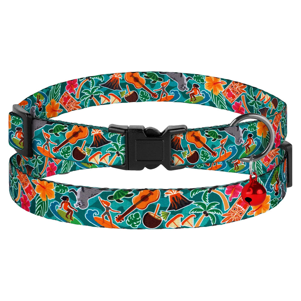 BudKAS collar gato animal-print: aspecto audaz para exploraciones.