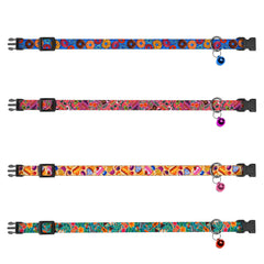 BudKAS collar gato flores: estilo floral para momentos especiales.