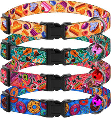 BudKAS collar gato naturaleza: nylon suave para uso diario.
