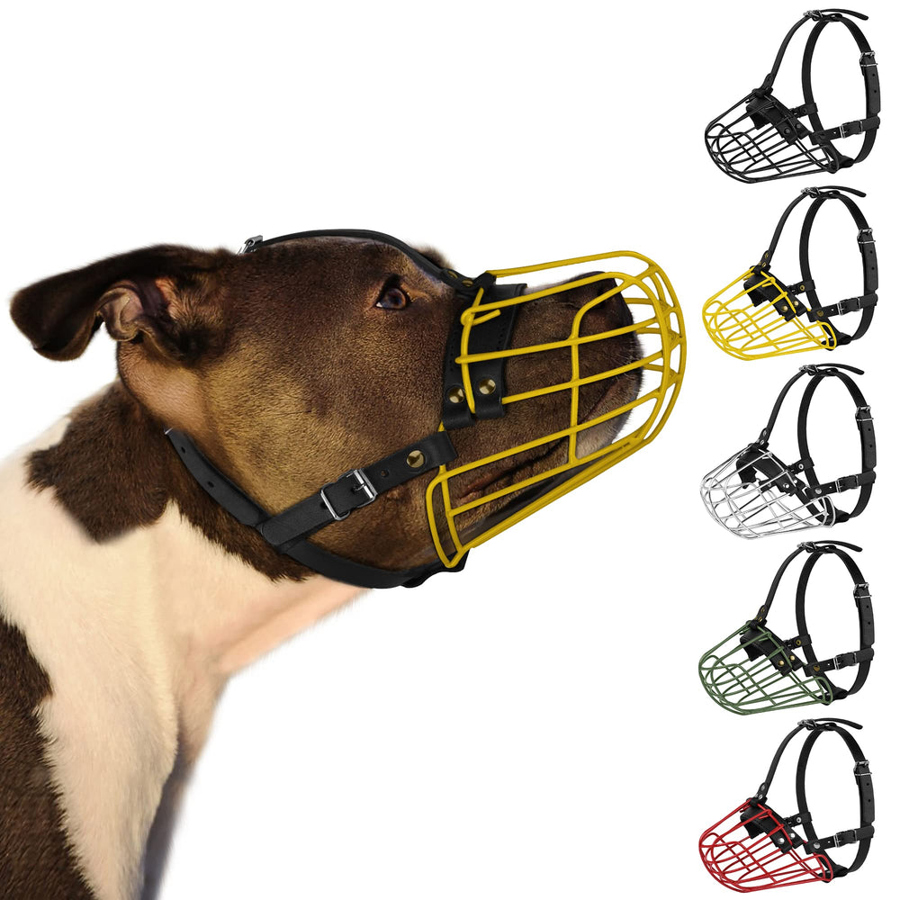 Budkas bozal Pitbull diseño respira facil durante entrenamientos.