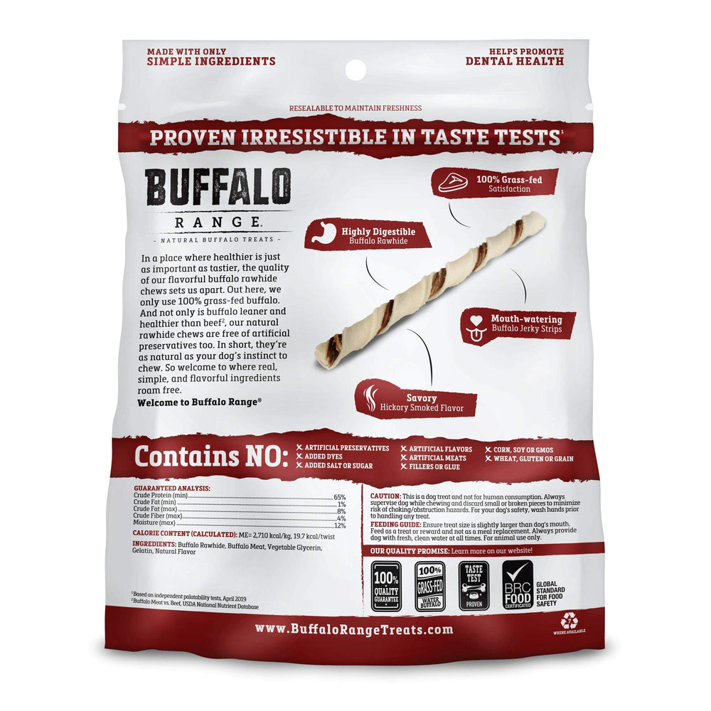 Premio diario para perros durante entrenamiento con Buffalo Range.