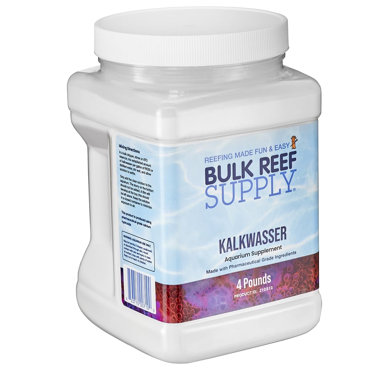Kalkwasser Bulk Reef Supply en reactor Kalk para mantener calcio y alcalinidad