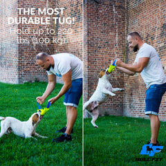 Bull Fit capacidad de carga de 100 kg, juego seguro para perros activos.