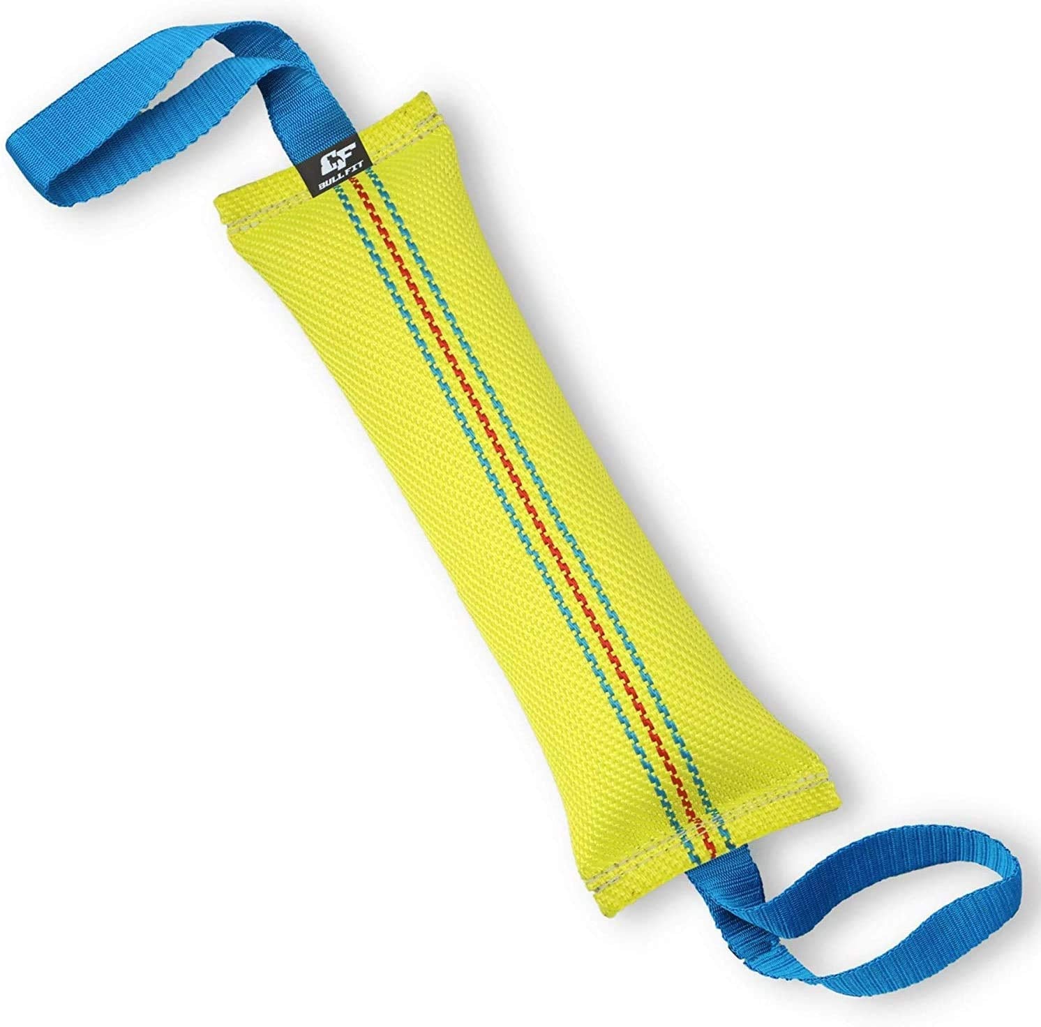 Bull Fit tirón de mordida para perros con asas fuertes, ideal para juegos de tirar.